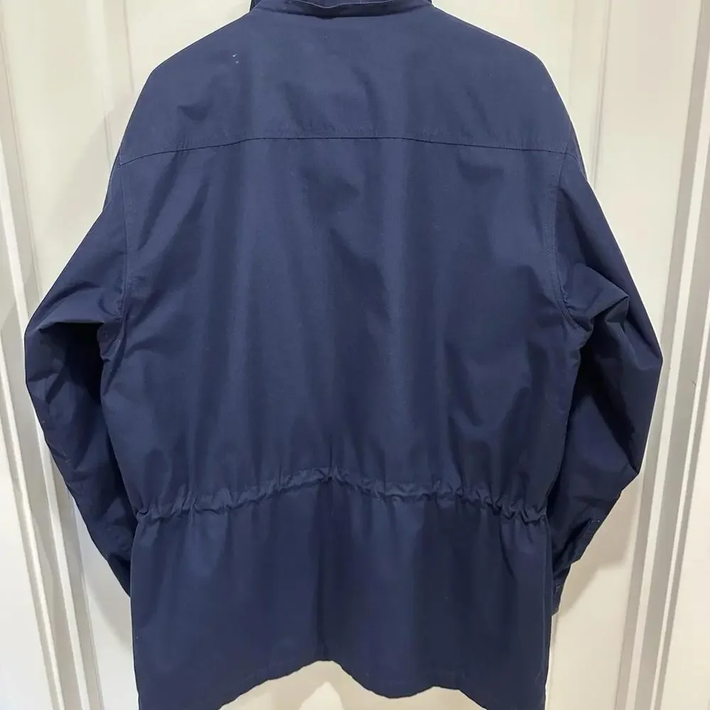 VTG Eddie Bauer Mens Large Wool Blanket Lined Chore Coat Jacket Mountain Parka - Picture 6 of 9